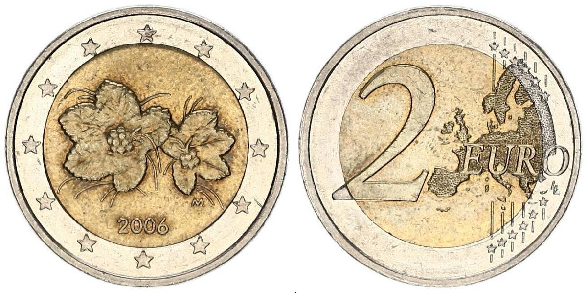 Finnish flower coin
