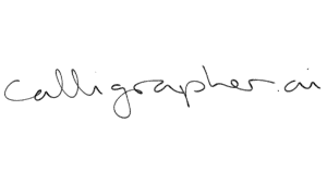 Calligrapher AI