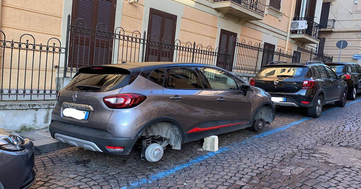 veicoli rubati in Italia