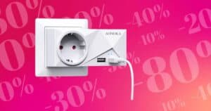 Presa multipla SALVASPAZIO per corrente e USB, ACQUISTALA ora a 10 euro