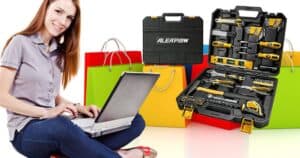 Cassetta degli attrezzi con 102 PEZZI a 39 con COUPON, comprala ORA