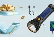 Torcia LED luminosa con ricarica solare ad un PREZZO ASSURDO, costa pochissimo