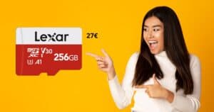 MicroSD Lexar da pazzi, la 256GB è a prezzo bomba