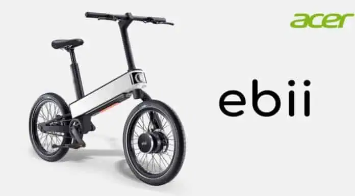 Acer lancia la nuova e-bike elettrica