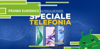 Euronics, con "Speciale Telefonia" compri diversi smartphone a prezzi stracciati