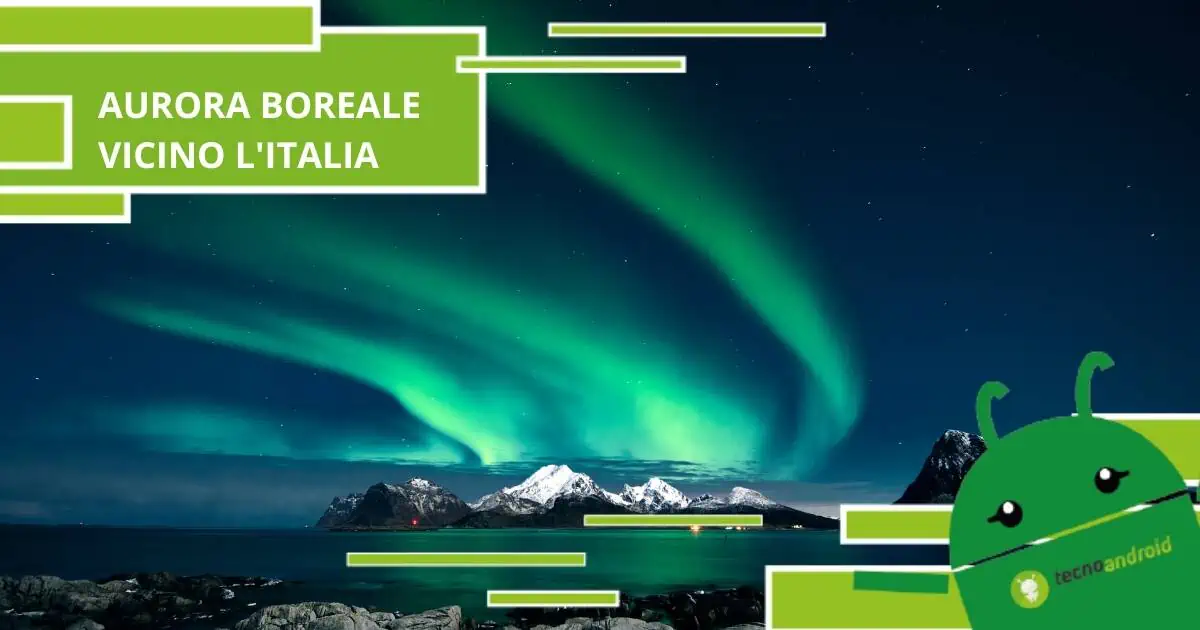 Aurora Boreale, per la prima volta lo spettacolo polare si è verificato vicino all'Italia