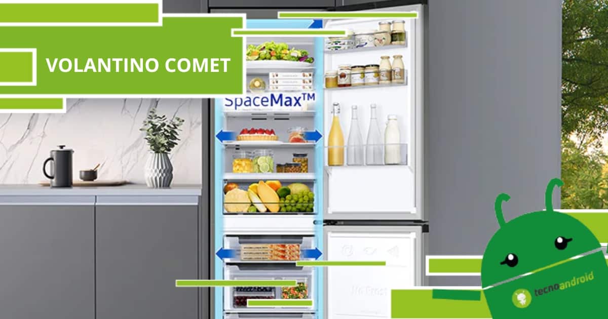 Volantino Comet, il nuovo volantino offre il frigo Samsung a metà prezzo