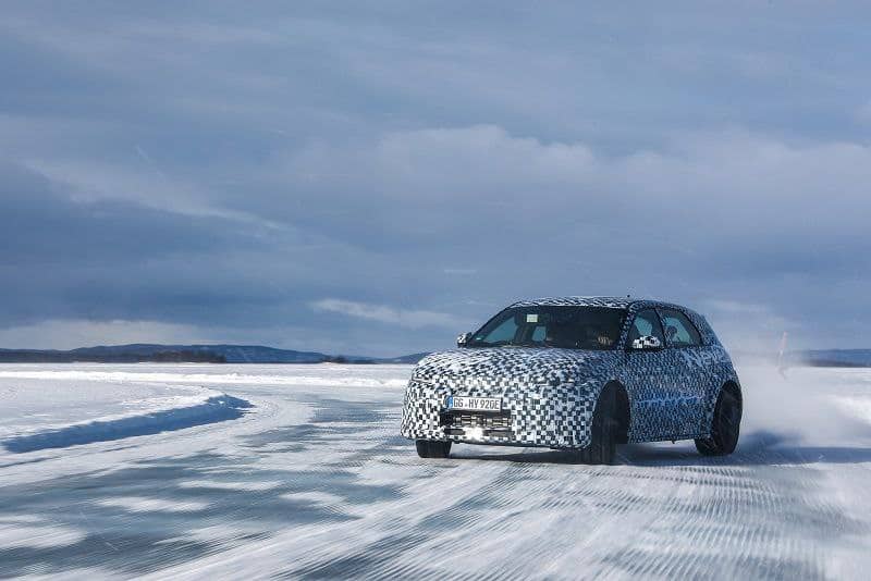 Hyundai, IONIQ 5 N, drift, neve, ghiaccio, derapata (2) Hyundai, IONIQ 5 N, drift, neve, ghiaccio, derapata (2)