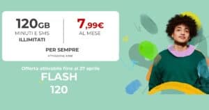 Iliad, Flash 120, offerte