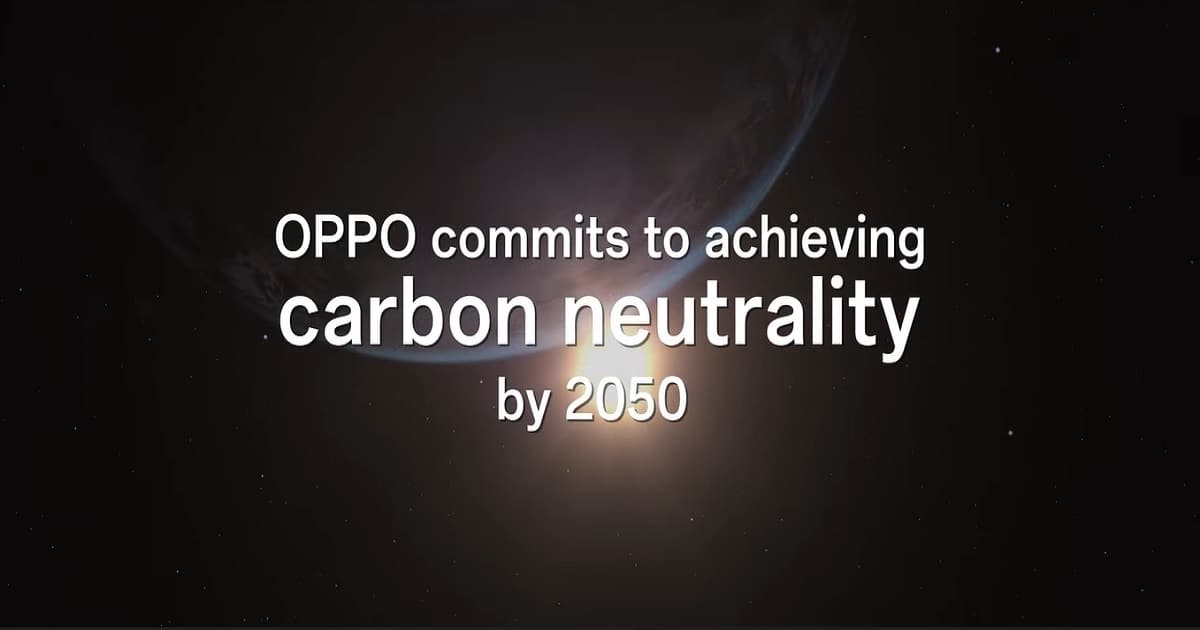 Oppo, Carbon Neutrality, Carbon Footprint, 2050
