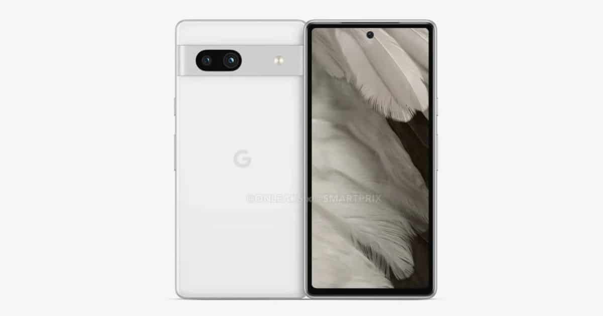 Google Pixel 7a è stato fotografato dal vivo