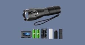 Torcia LED ricaricabile e IMPERMEABILE, coupon sconto del 30% su Amazon