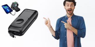 Caricabatterie Power Bank per smartphone ed Apple Watch a 30 euro, coupon del 20%