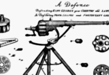 Un’antica mitragliatrice del 1718