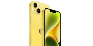 iPhone 14 colorazione gialla ufficiale
