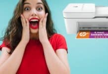 Stampante HP DeskJet con 6 mesi di inchiostro in regalo su AMAZON