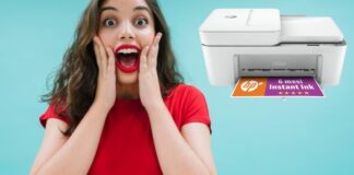 Stampante HP DeskJet con 6 mesi di inchiostro in regalo su AMAZON