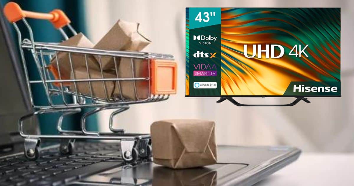 Smart TV Hisense da 43 pollici 4K a 300€ su Amazon in SUPER PROMO