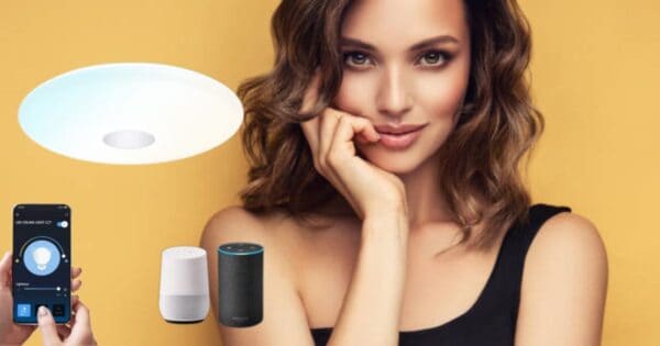 Plafoniera LED al 50% su Amazon, è utilizzabile con Alexa e costa pochissimo