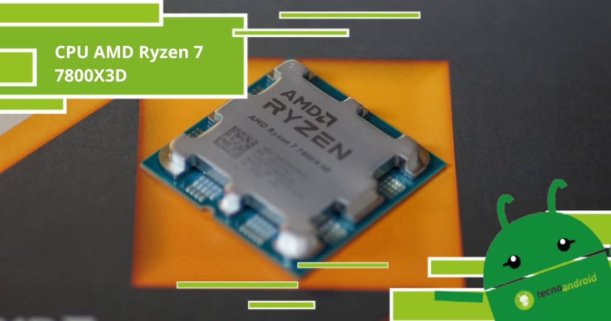  CPU AMD Ryzen 7 7800X3D: la svolta definitiva per giocatori e creator