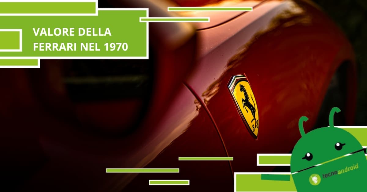 Ferrari, non immaginereste mai quanto valeva negli anni '70