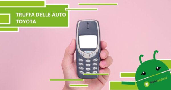 Toyota, con un Nokia 3310 è possibile mettere in moto una vettura