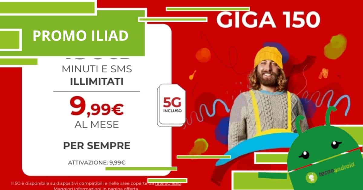 ILIAD, la nuova promo si chiama Giga 150 e costa meno di 10 euro