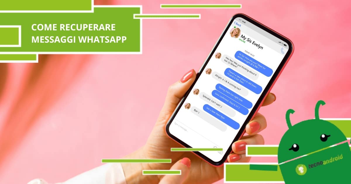 Whatsapp, se hai cancellato dei messaggi per sbaglio puoi recuperarli