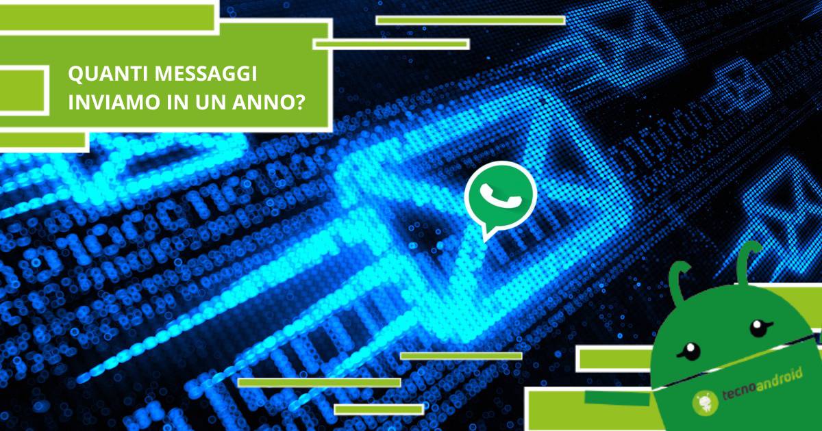 Whatsapp, nemmeno immaginate quanti messaggi scambiamo in un anno