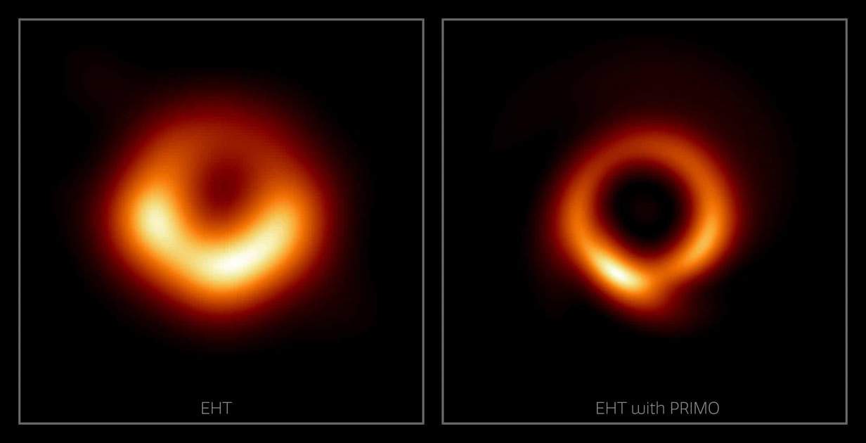 Buco nero M87: l’intelligenza artificiale ha reso la sua foto più nitida