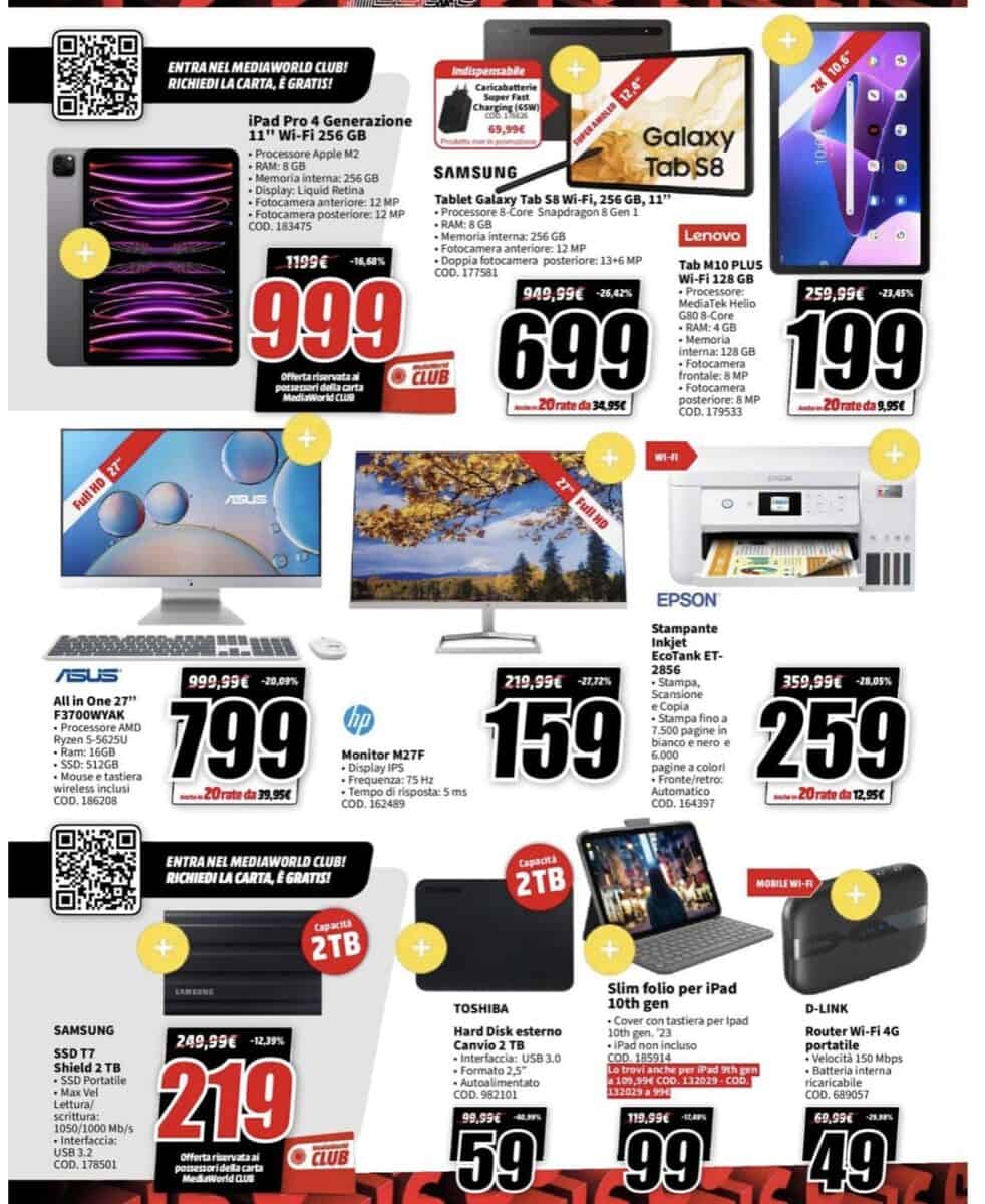 MediaWorld Volantino