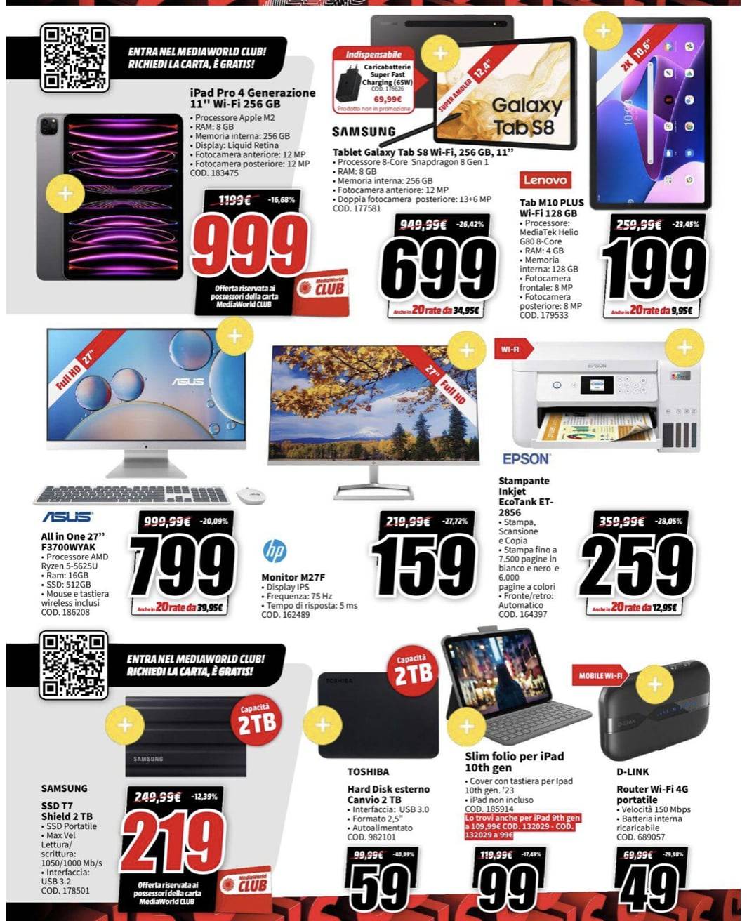 MediaWorld Volantino MediaWorld Volantino