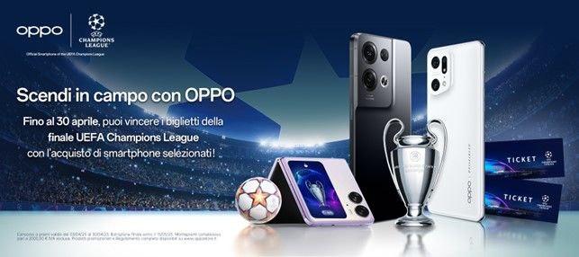 Oppo, UEFA, Champions League, calcio