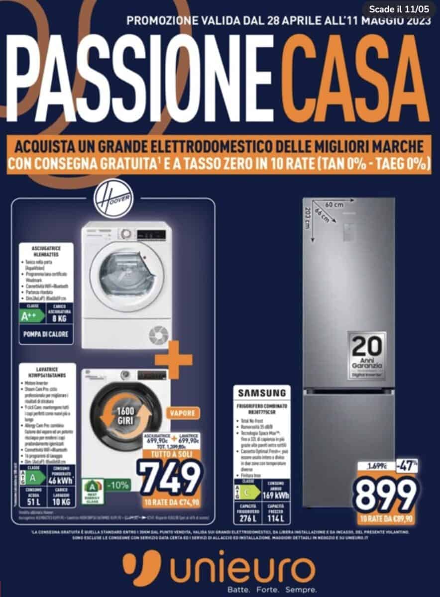 Unieuro Volantino Unieuro Passione casa