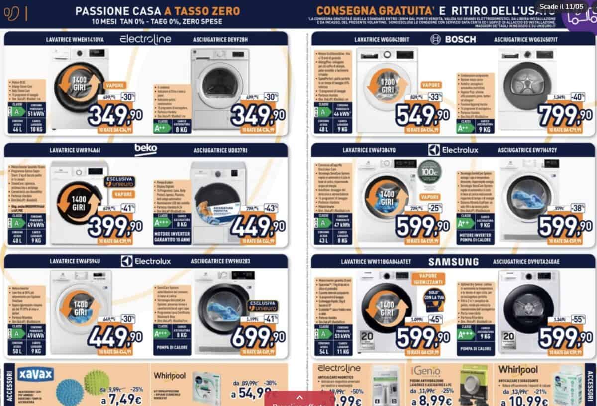 Unieuro - caratteristiche Volantino Unieuro Passione casa