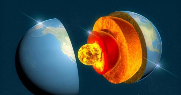 nucleo della Terra sta iniziando a girare