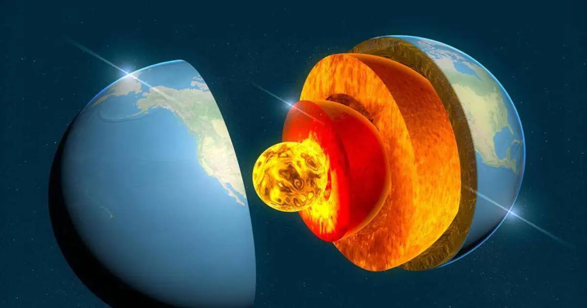 nucleo della Terra sta iniziando a girare