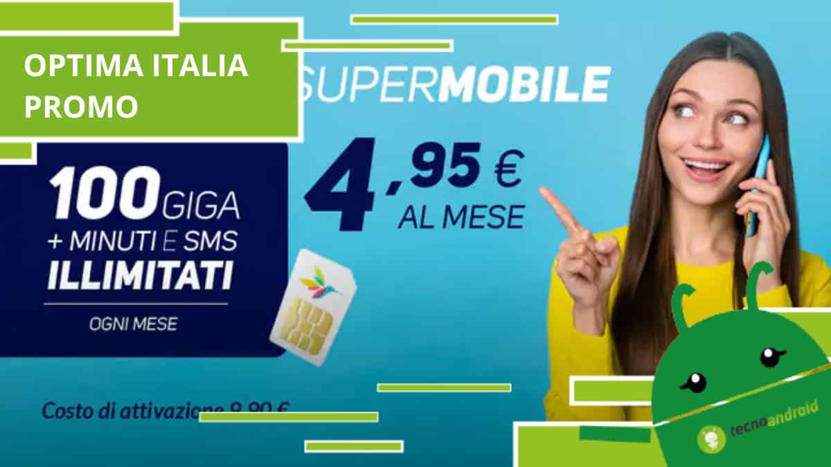 Optima Italia: per questo mese l'azienda offre 100 Giga a meno di 5 euro