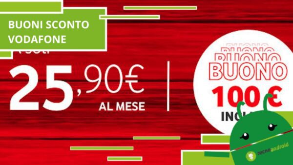 Vodafone, 100 euro di buoni sconto ma solo per tre giorni
