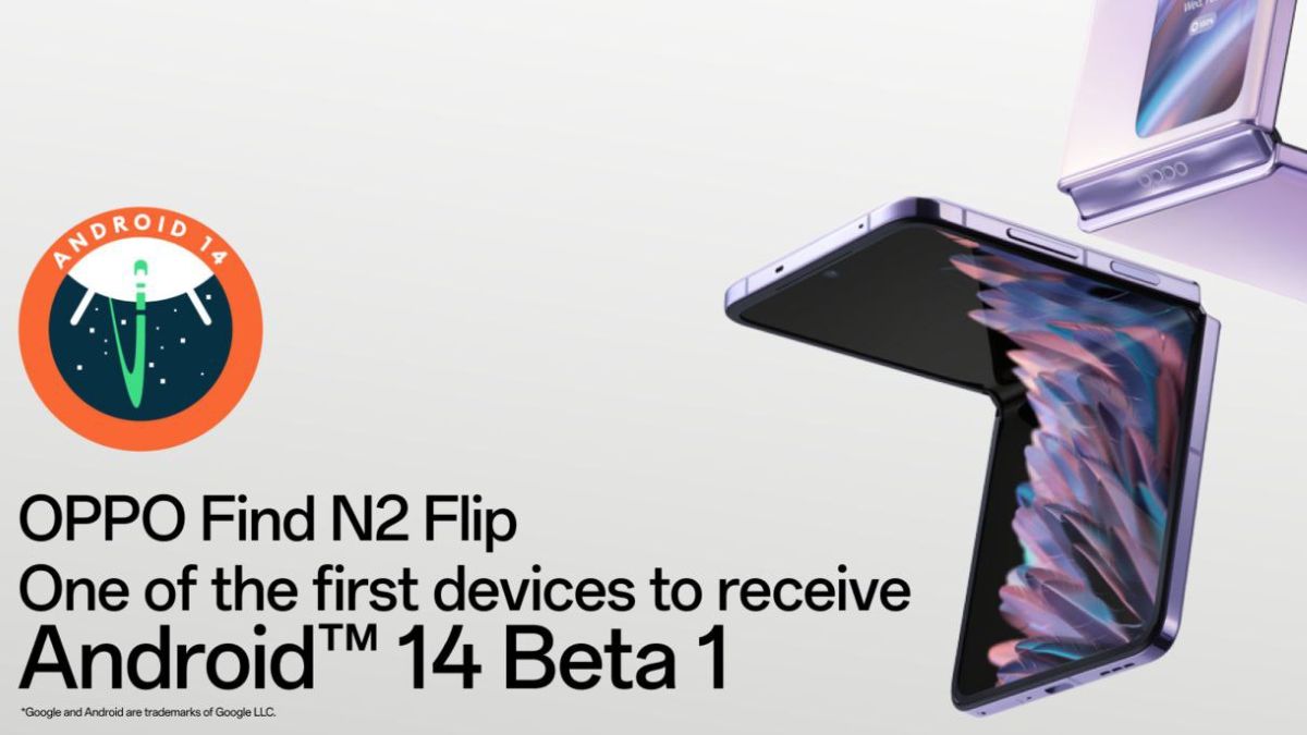 Oppo Find N2 Flip, uno dei primi smartphone con Android 14 Beta 1