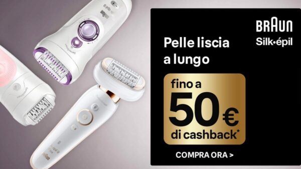 Braun, attiva la promo Cashback Estate 2023 con rimborsi per tutti