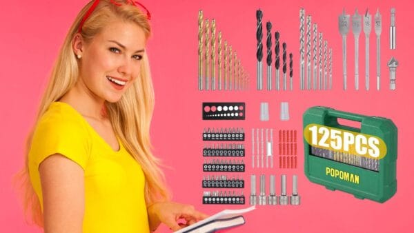 Kit da 125 punte, IDEALE per il trapano al 50% di SCONTO su Amazon