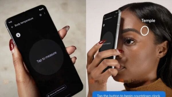 Google pixel 8 pro video termometro