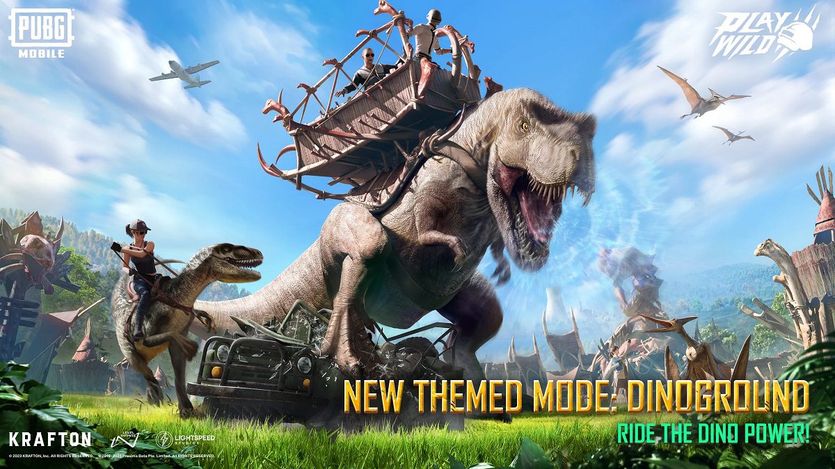 PUBG MOBILE, Dinoground, Dinosauri, update