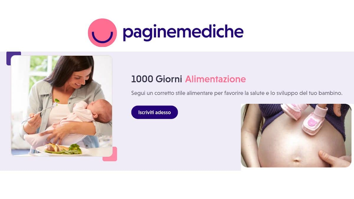 Paginemediche, 1000 giorni, salute