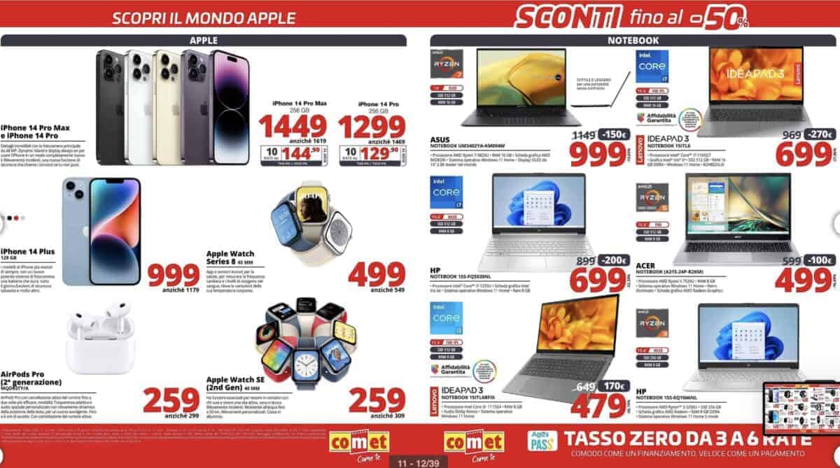 Comet - utilizzo Volantino comet