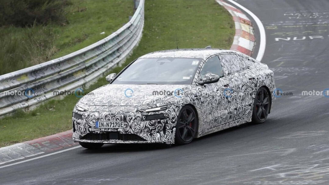 Audi a6 e-tron foto spia 3