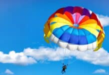 iPhone cade da un paracadutista in volo