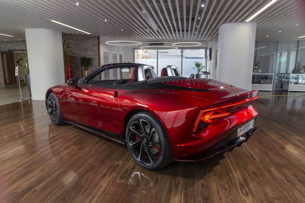 MG Cyberster, esposta per la prima volta nello showroom di Londra MG Cyberster, esposta per la prima volta nello showroom di Londra