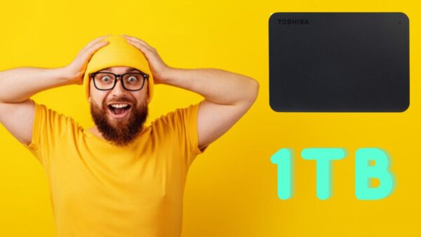 Toshiba Canvio, 1TB di spazio nell'hard disk in vendita a circa 30 euro su Amazon